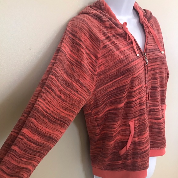 Juicy Couture Velour Hooded Jacket Size L - Picture 3 of 8